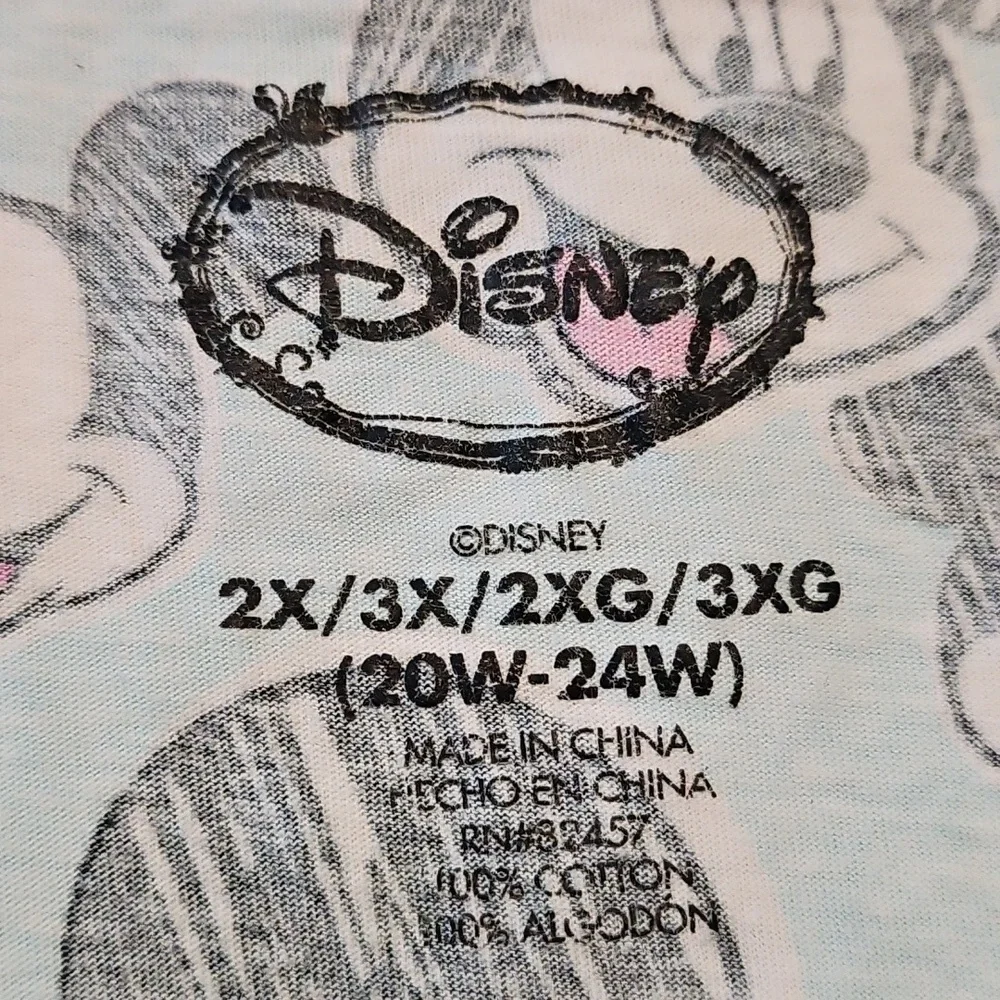 Disney night gown sleep shirt Womens Size 2X-3X Nightgown - Picture 2 of 5